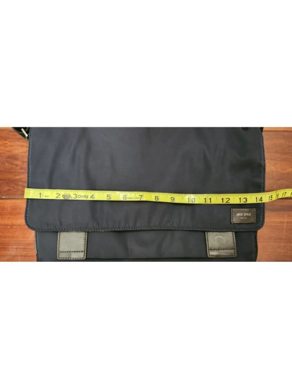 Jack Spade New York Navy Nylon Messenger Bag Crossbody Laptop Travel Work